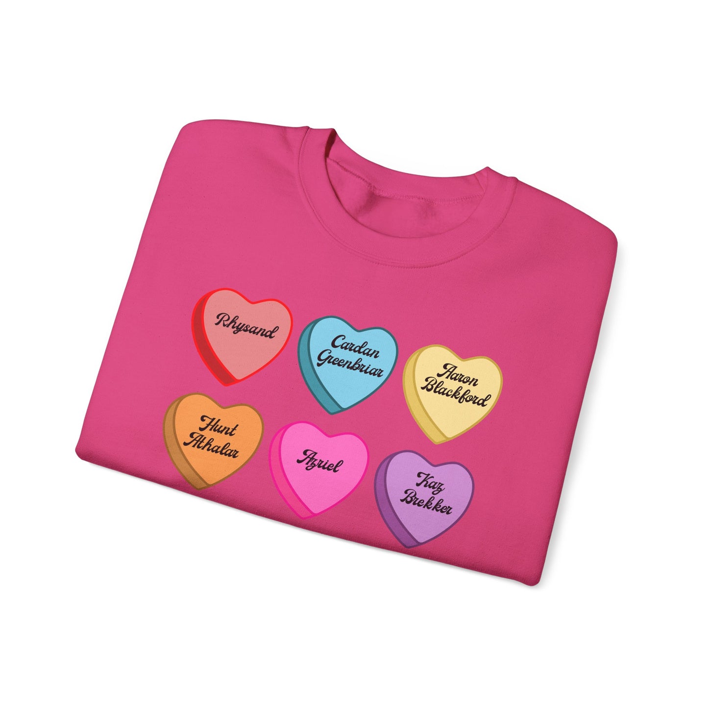 Book Boyfriends & Candy Hearts Sweatshirt