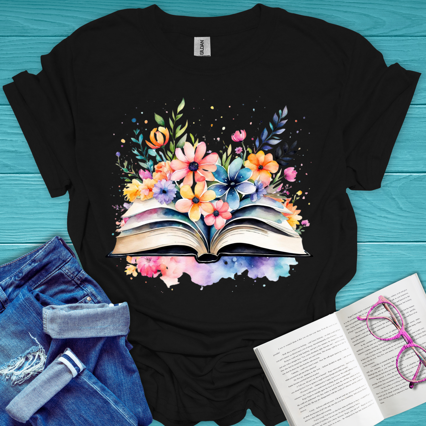 Blooming Pages T-Shirt