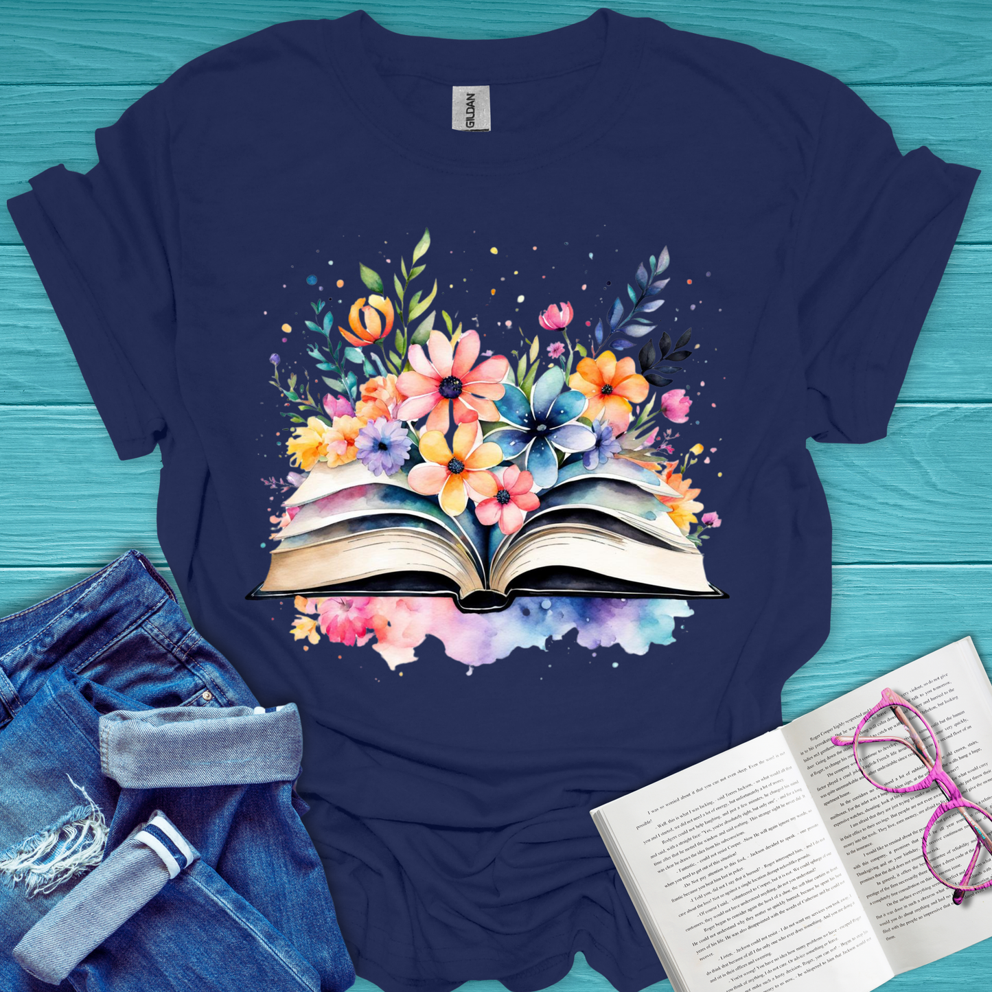 Blooming Pages T-Shirt