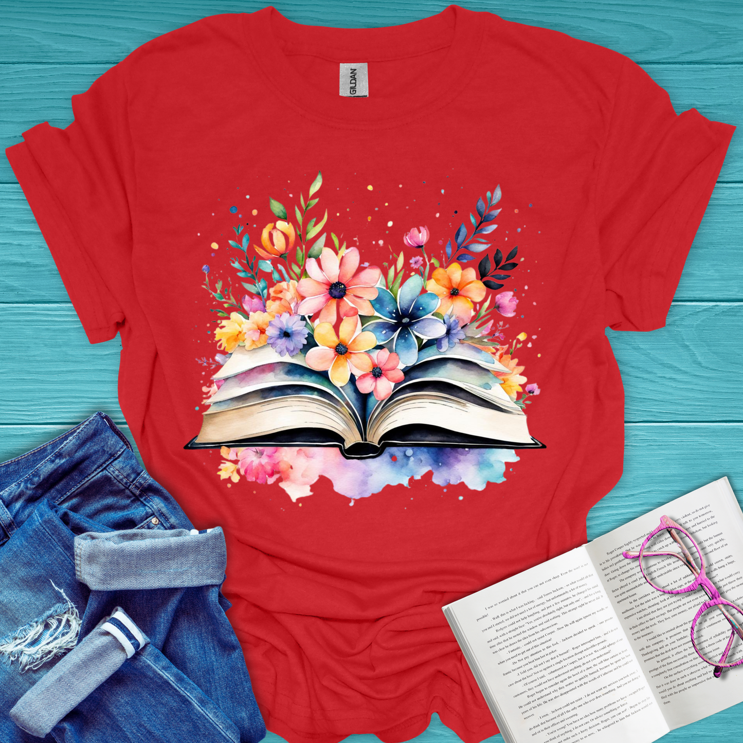 Blooming Pages T-Shirt