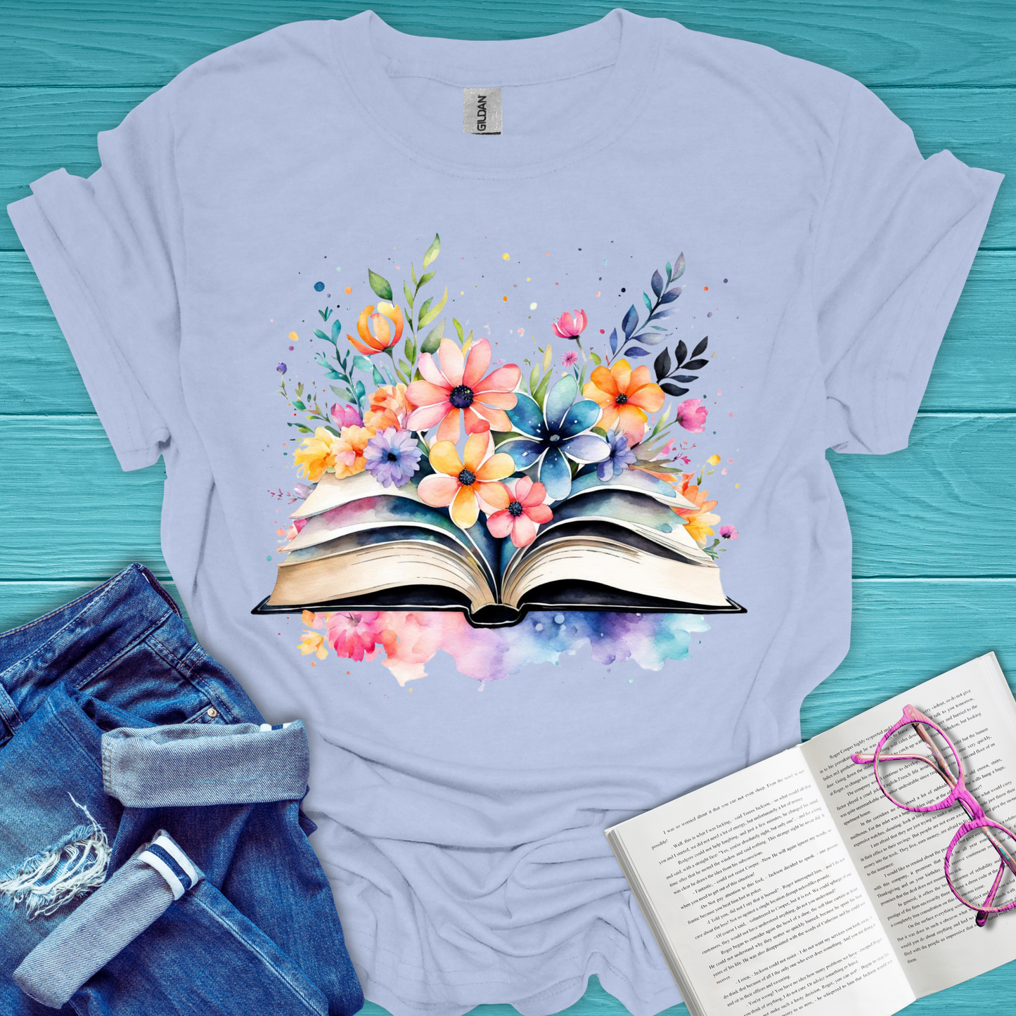 Blooming Pages T-Shirt