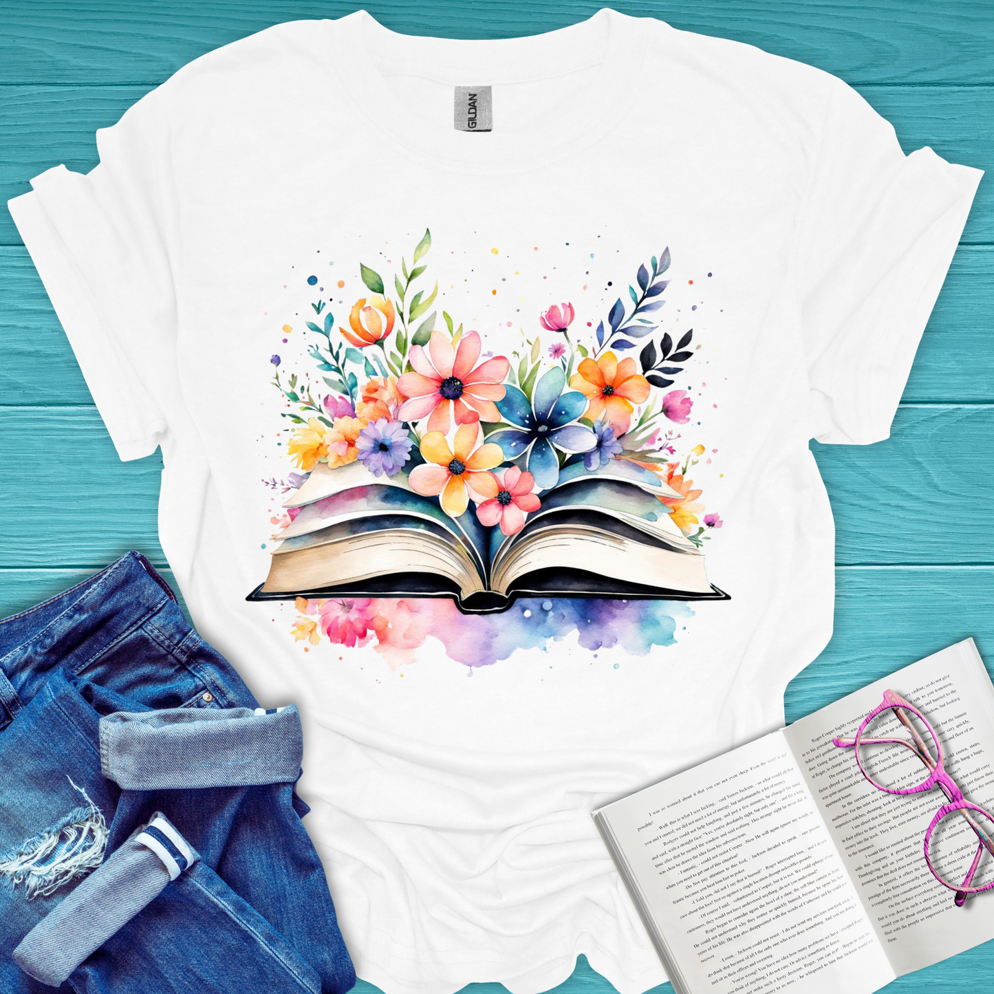 Blooming Pages T-Shirt