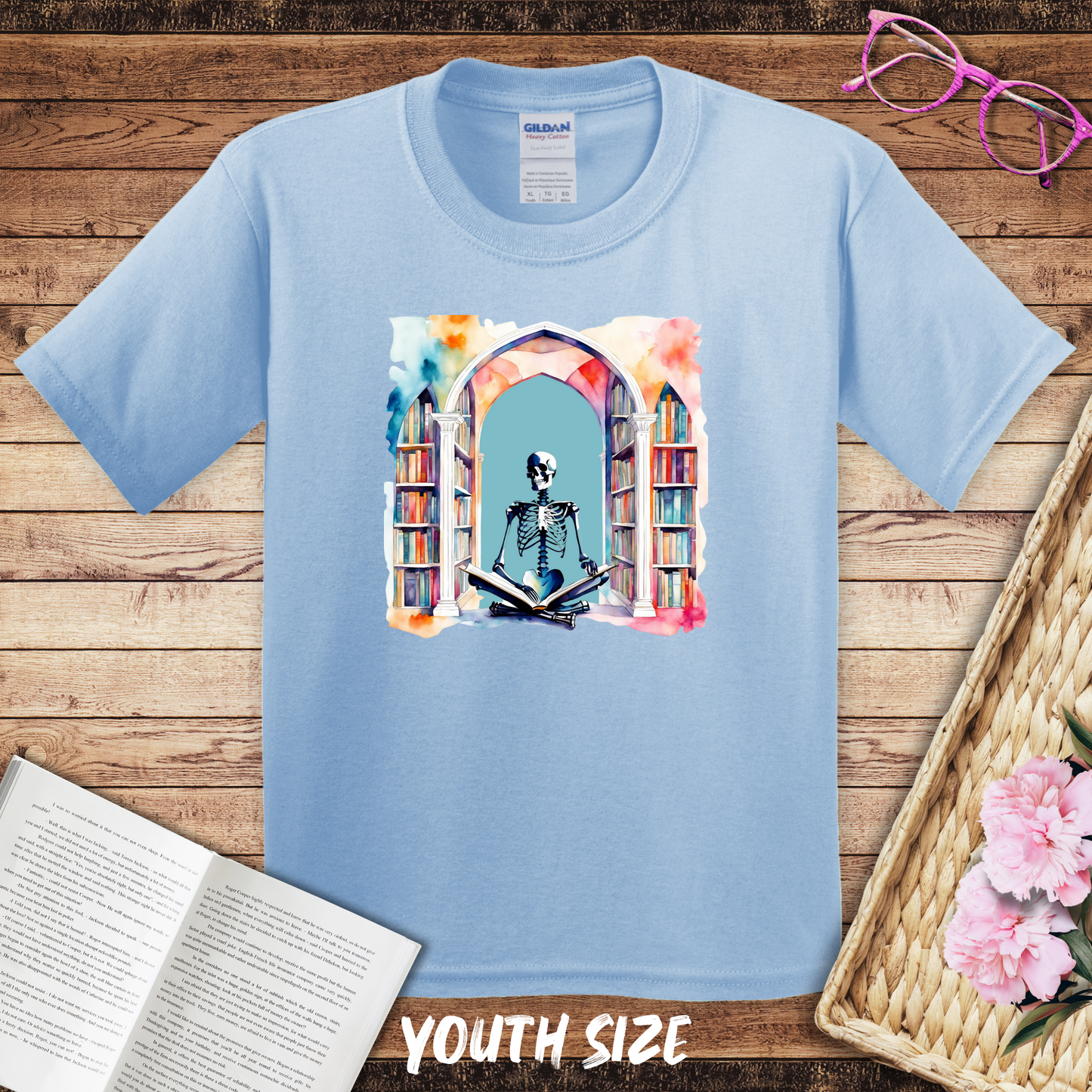 Youth Die In A Library T-Shirt