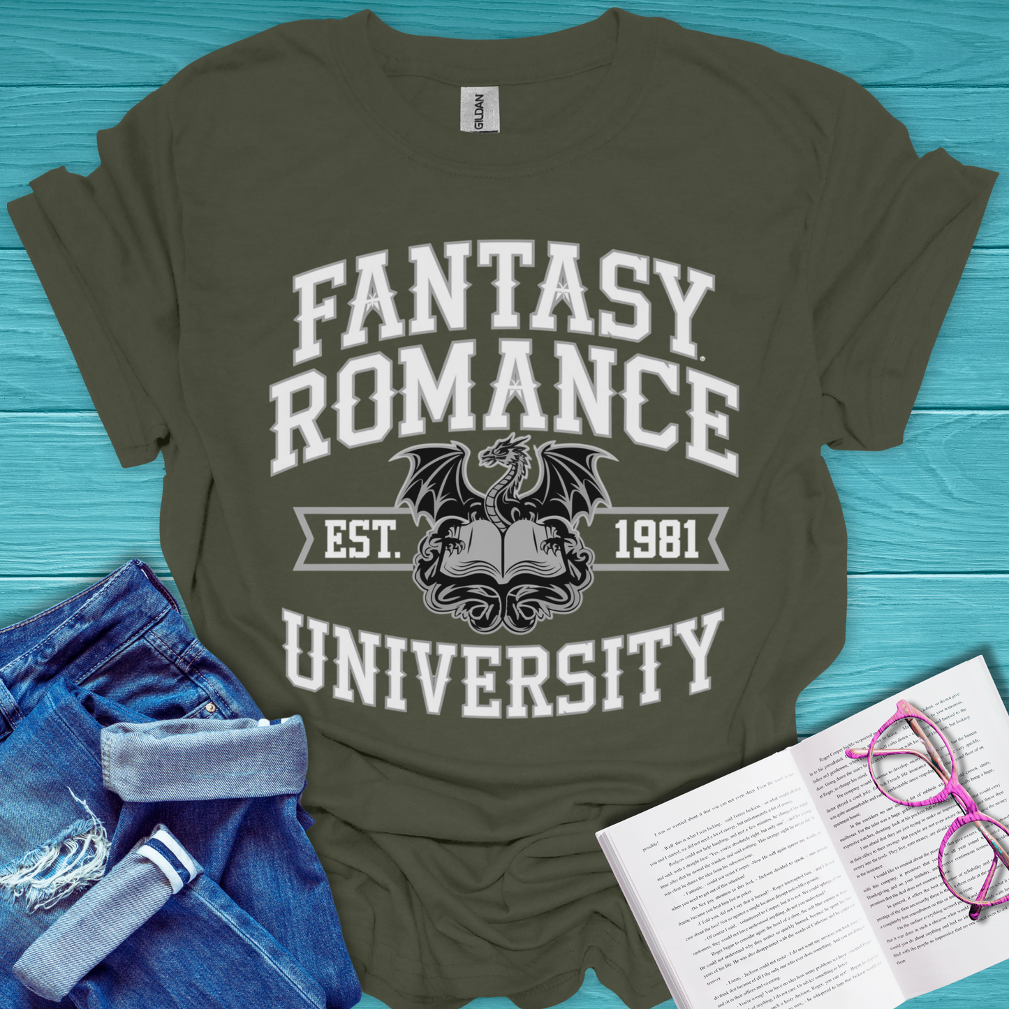 Fantasy Romance University T-Shirt