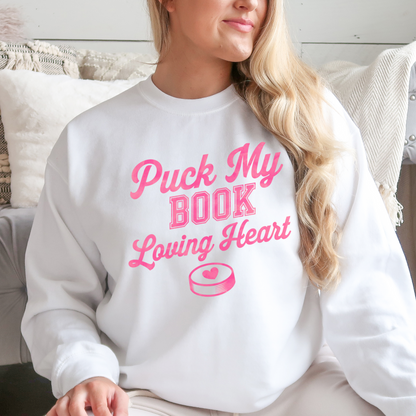 Puck My Book Sweatshirt 2025