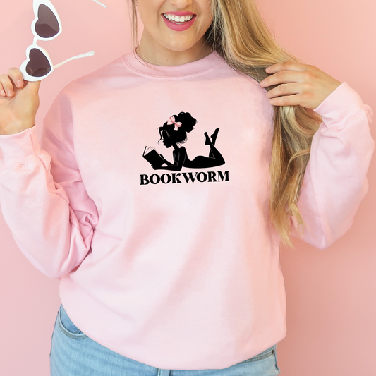 Bookworm Silhouette Sweatshirt 2025