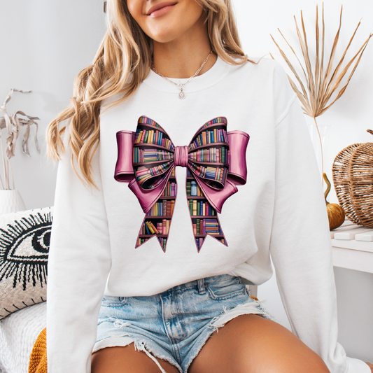 Bow Bookshelf Sweatshirt