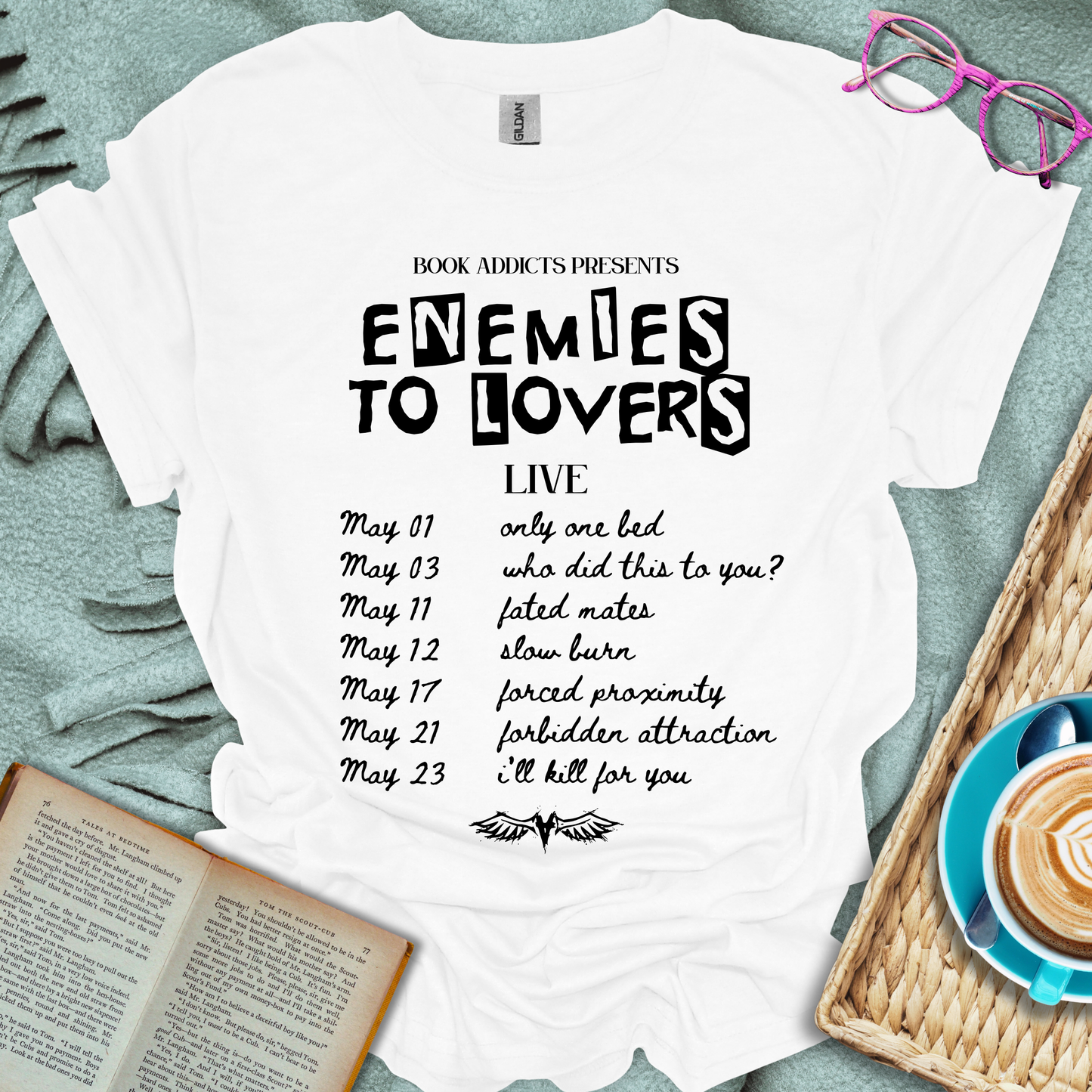 Book Addicts Presents T-Shirt