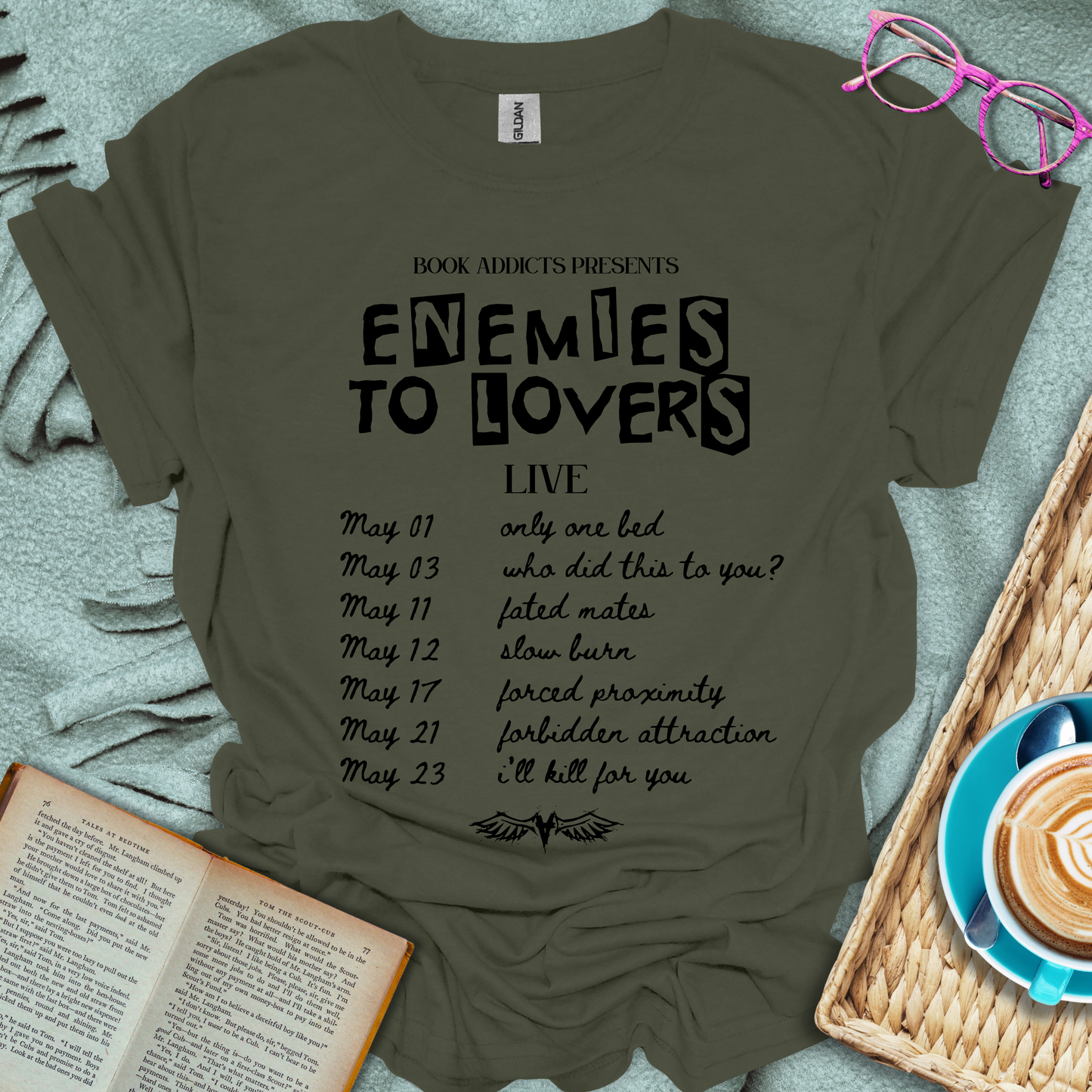 Book Addicts Presents T-Shirt