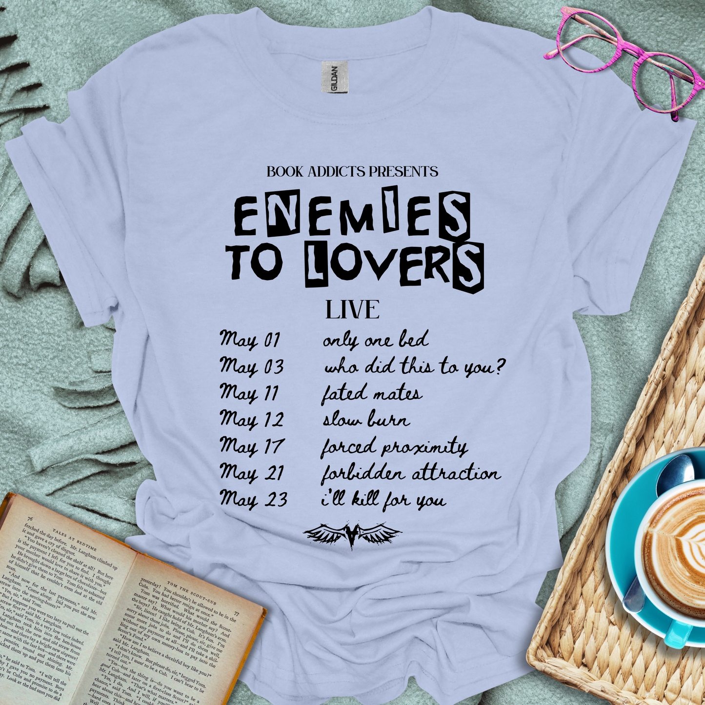 Book Addicts Presents T-Shirt