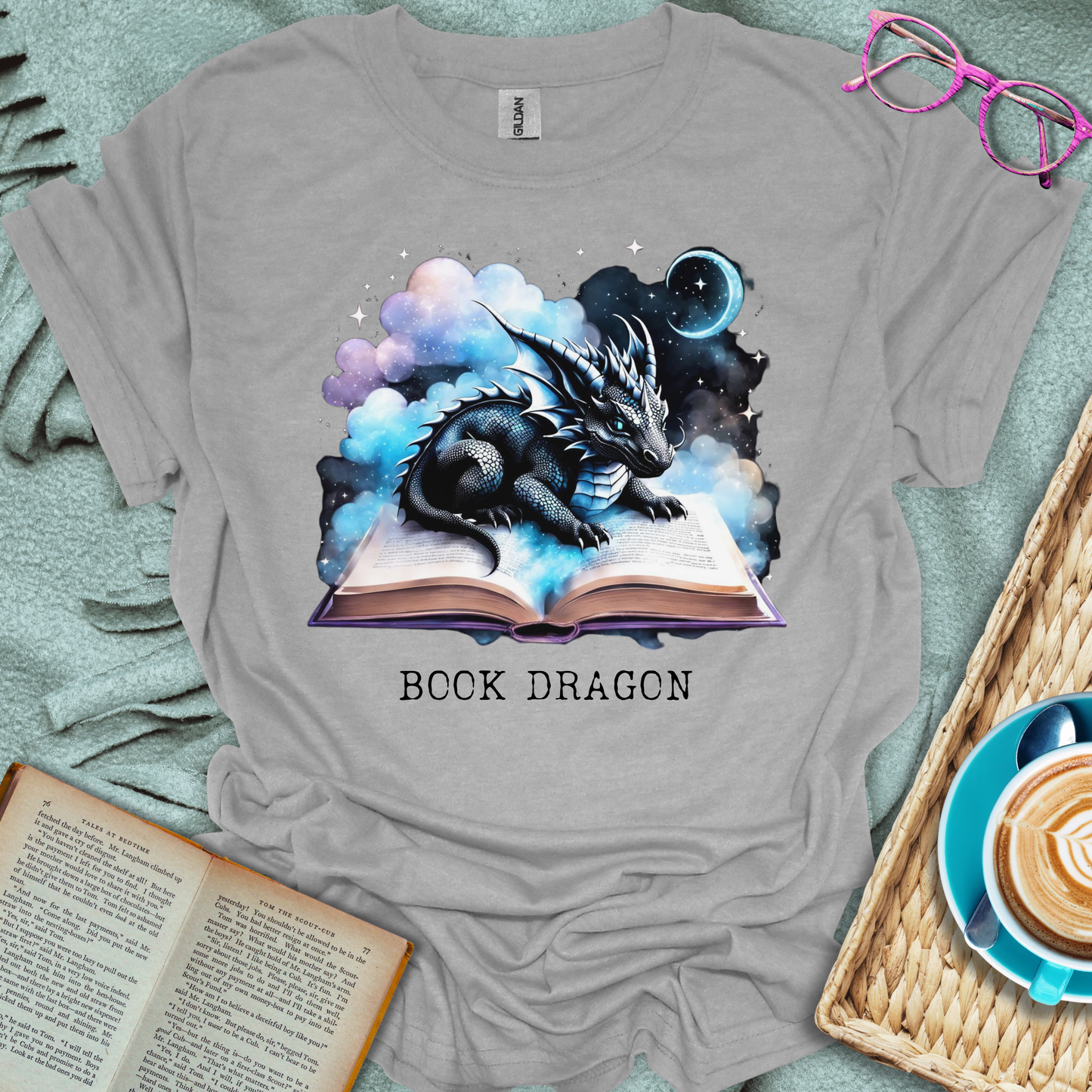 Book Dragon T-Shirt