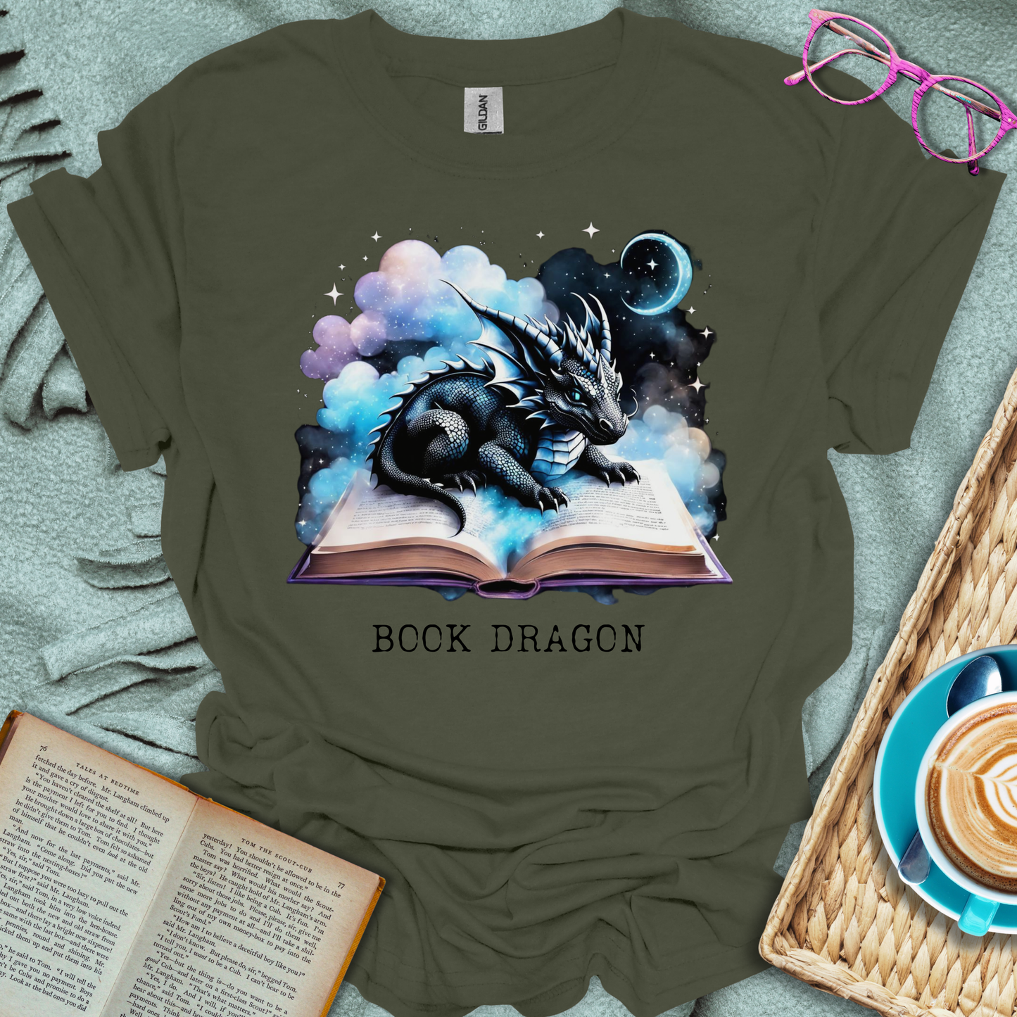 Book Dragon T-Shirt