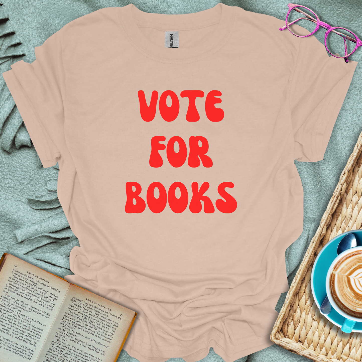 Vote For Books T-Shirt