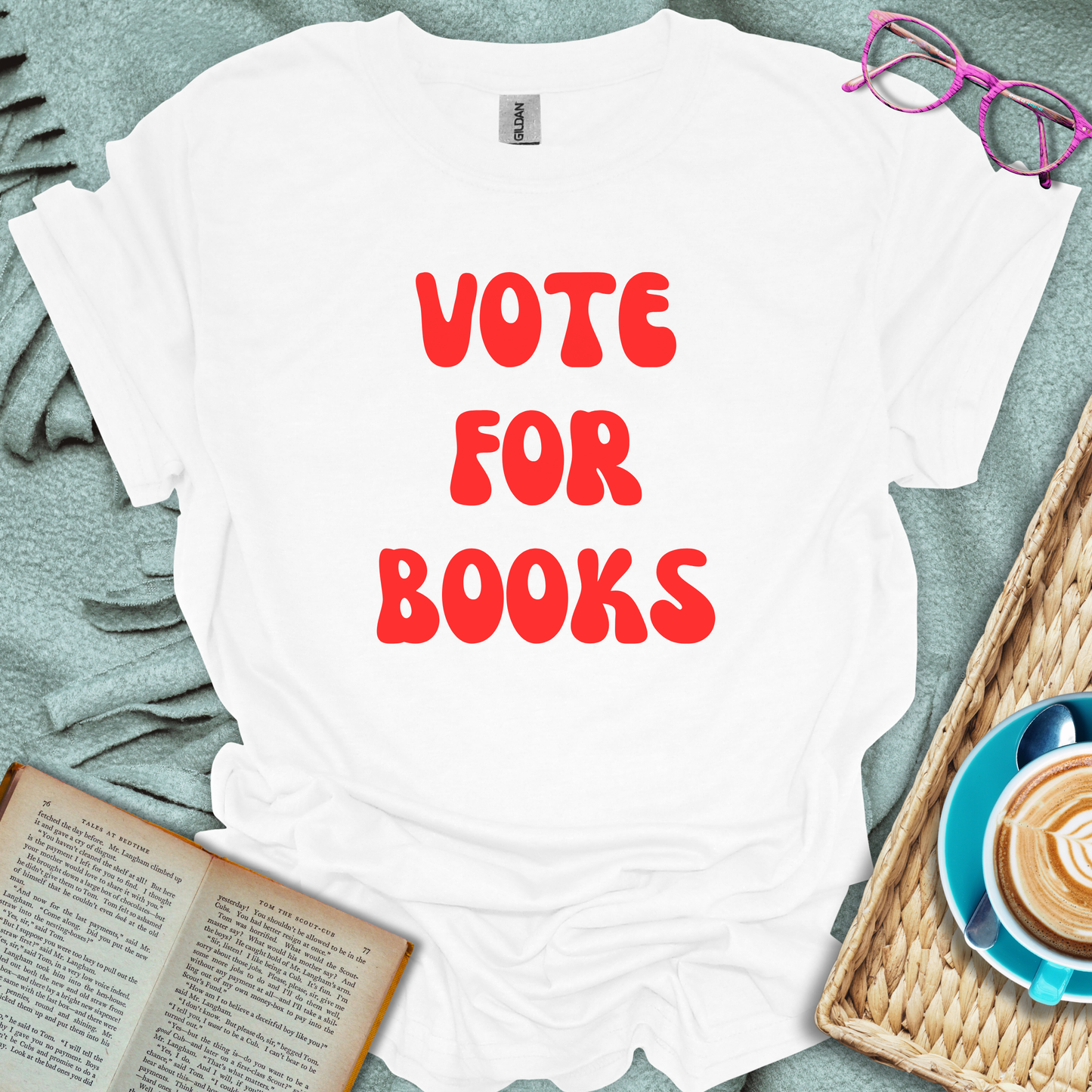 Vote For Books T-Shirt