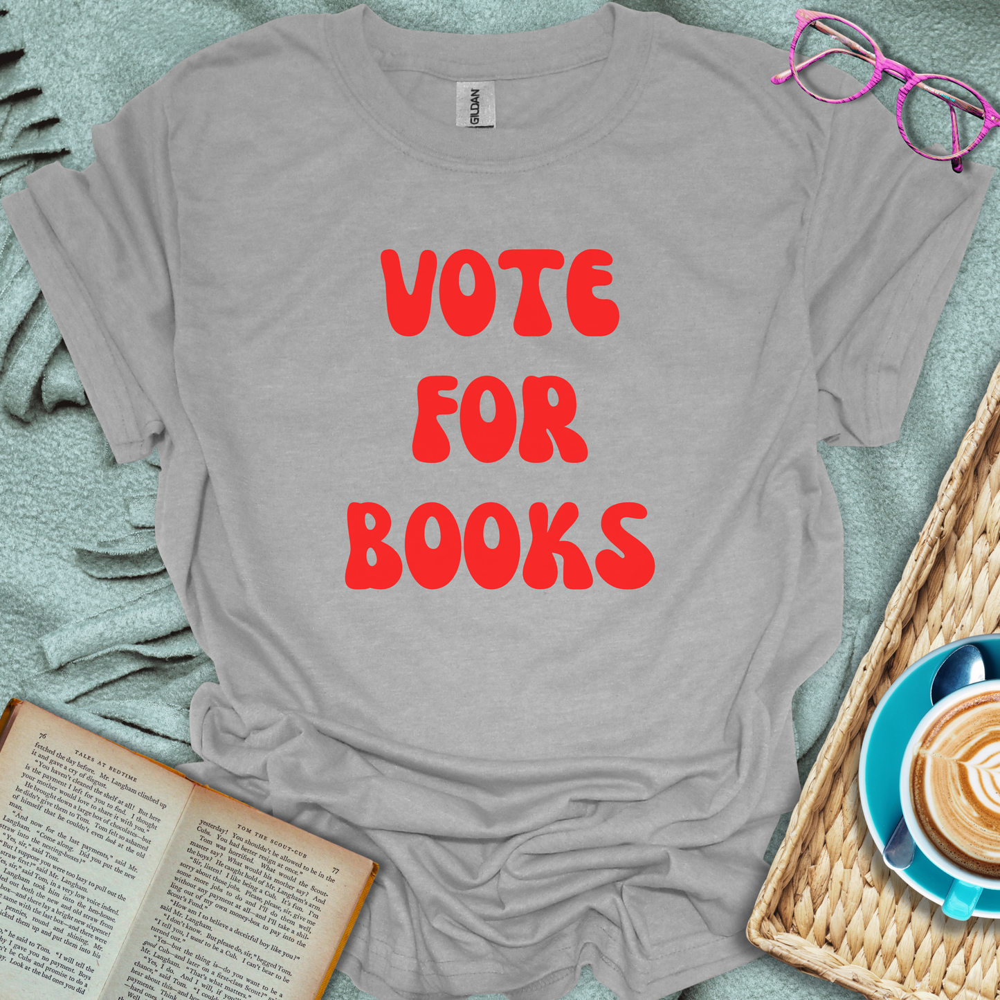 Vote For Books T-Shirt