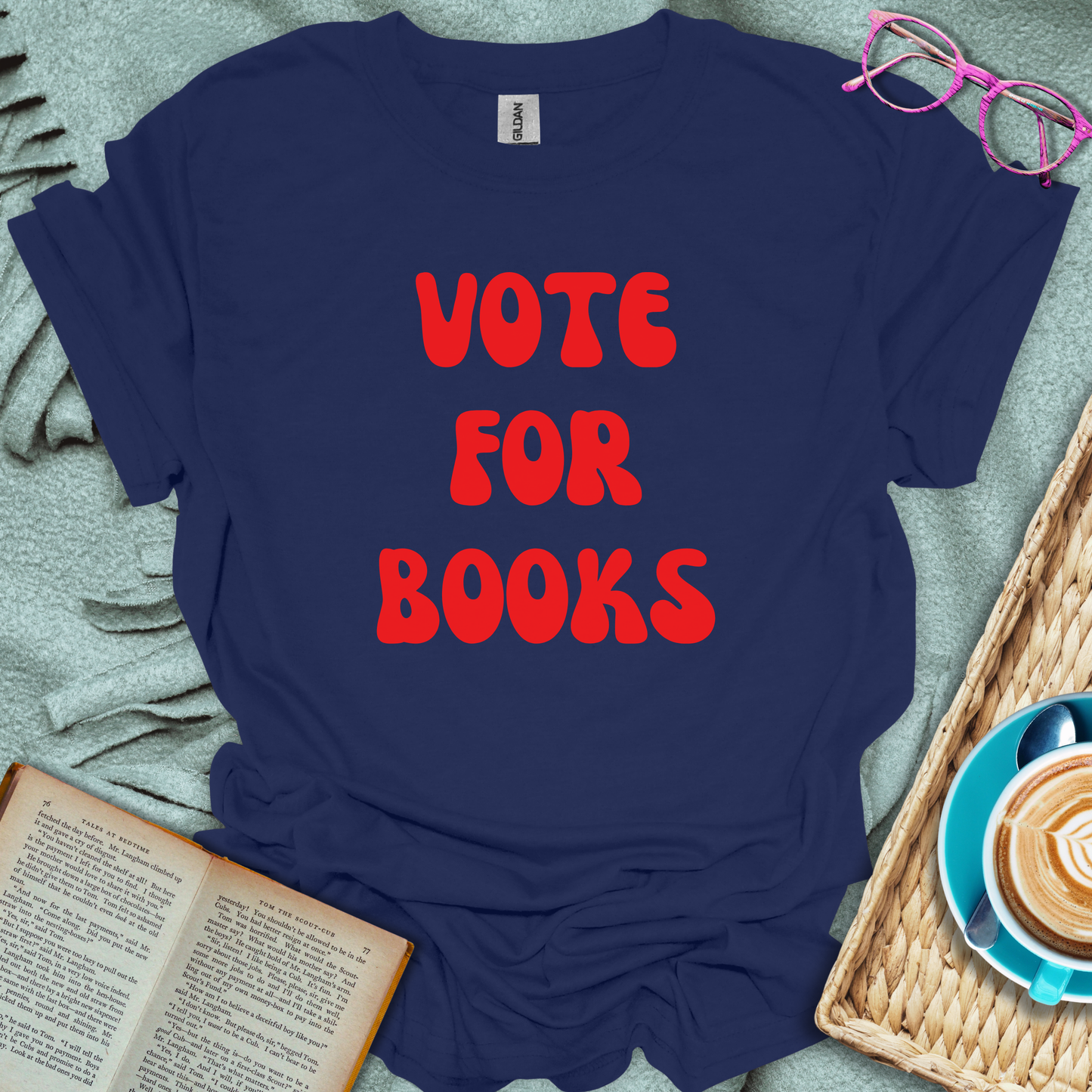 Vote For Books T-Shirt