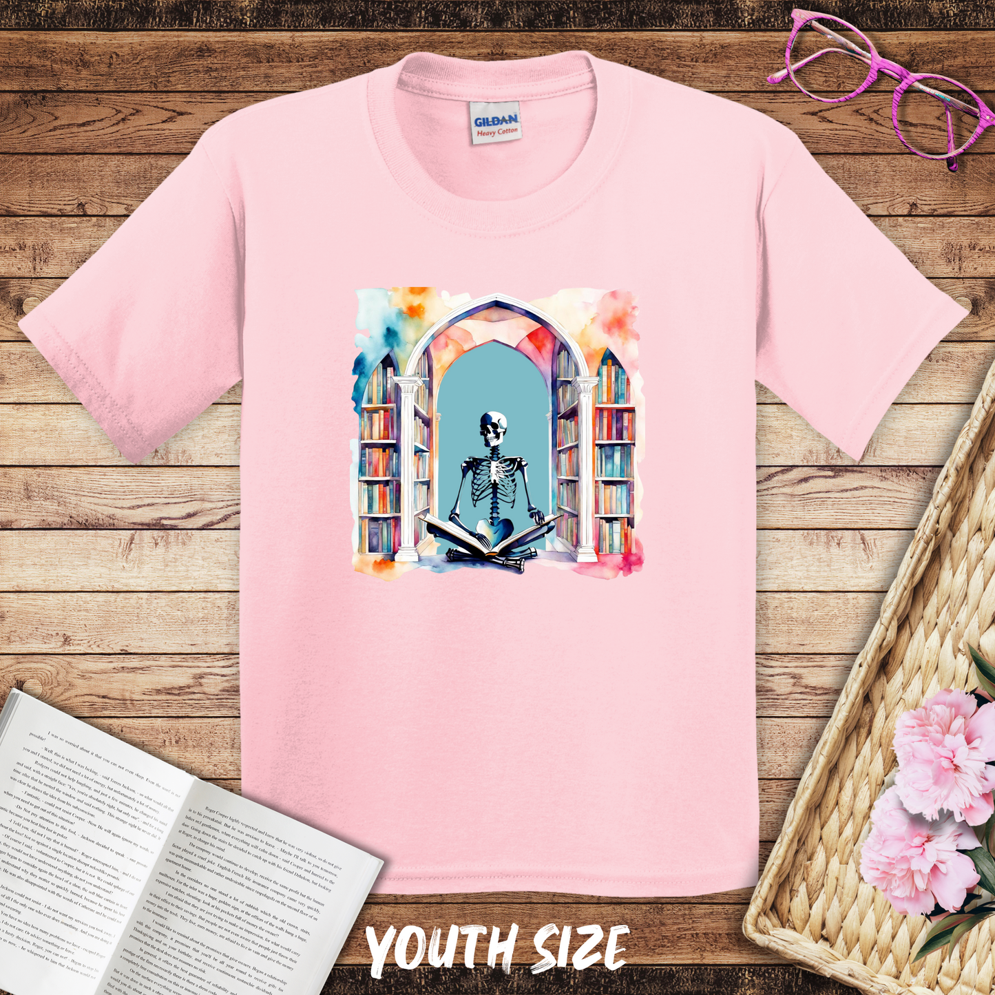 Youth Die In A Library T-Shirt