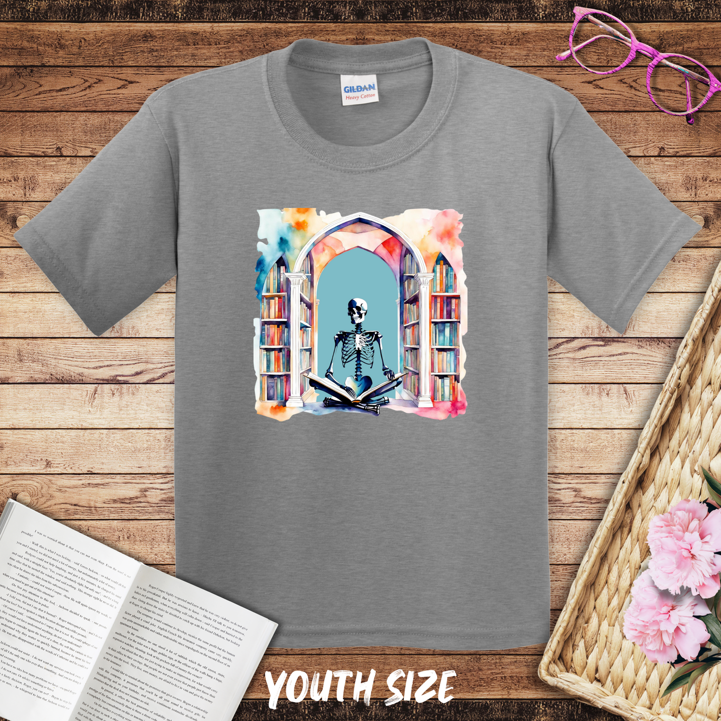 Youth Die In A Library T-Shirt