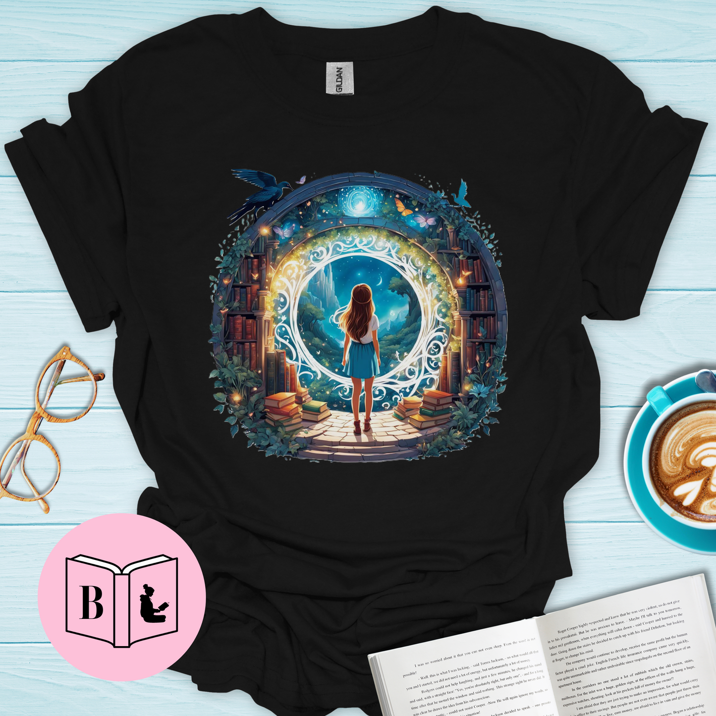 Library Doorway T-Shirt