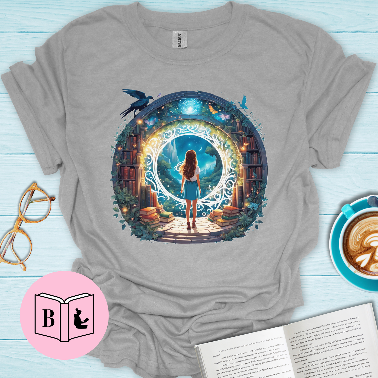 Library Doorway T-Shirt