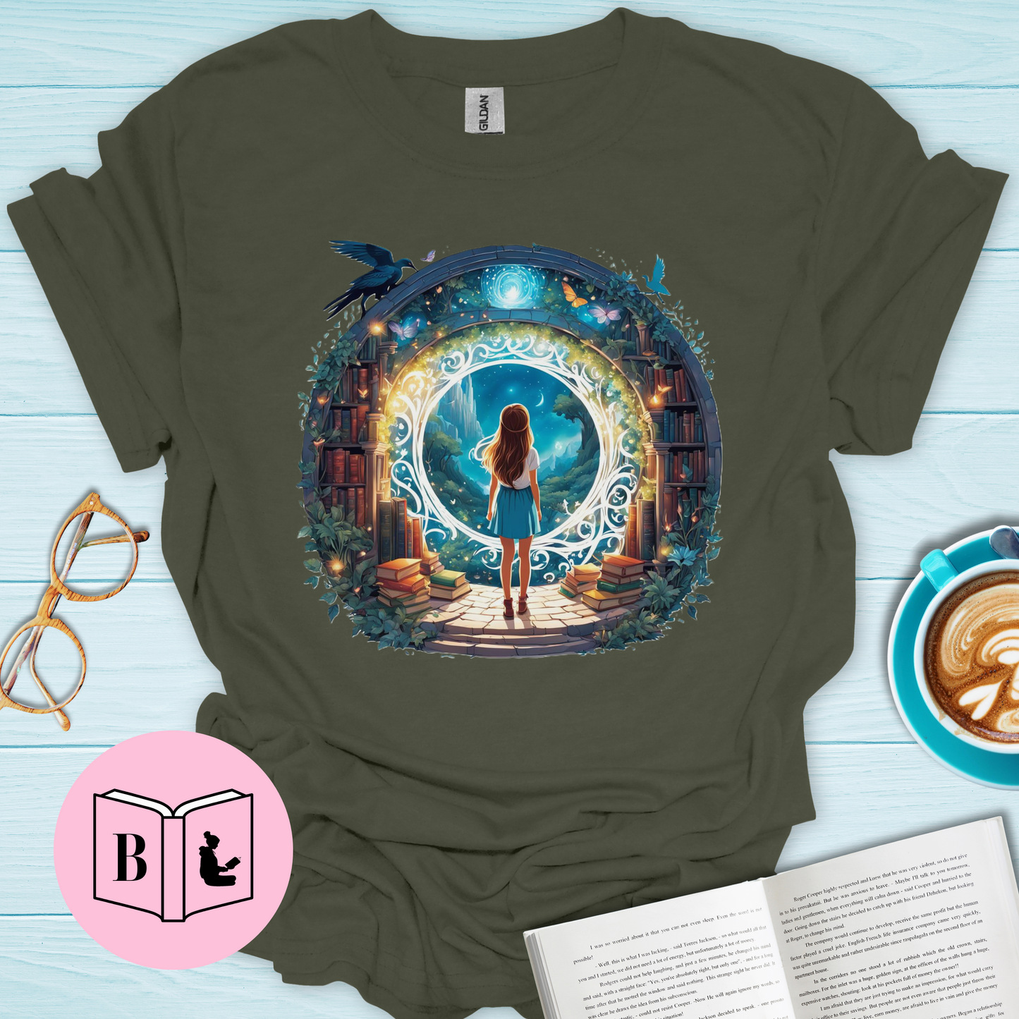 Library Doorway T-Shirt