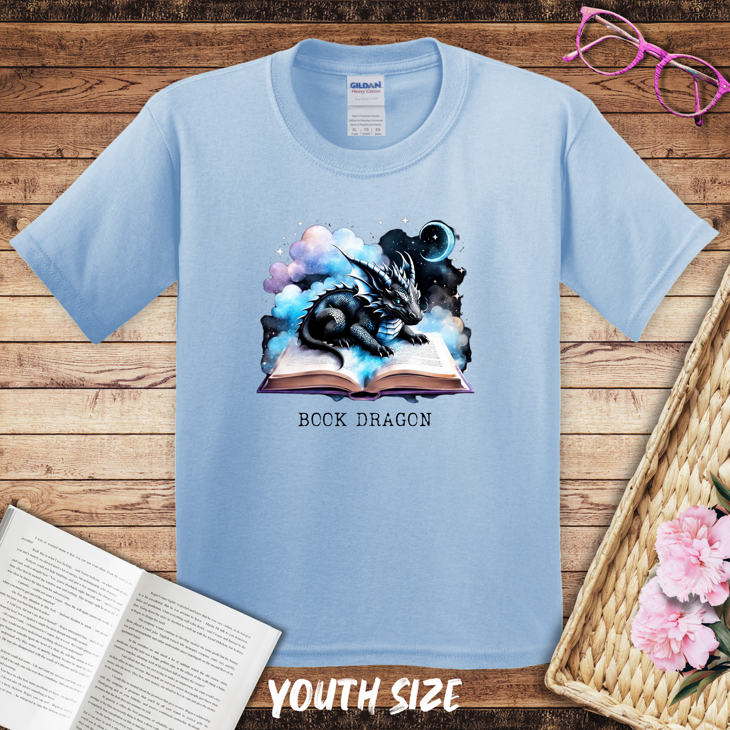 Youth Book Dragon T-Shirt