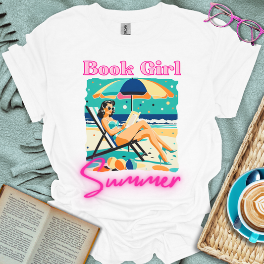 Book Girl Summer T-Shirt