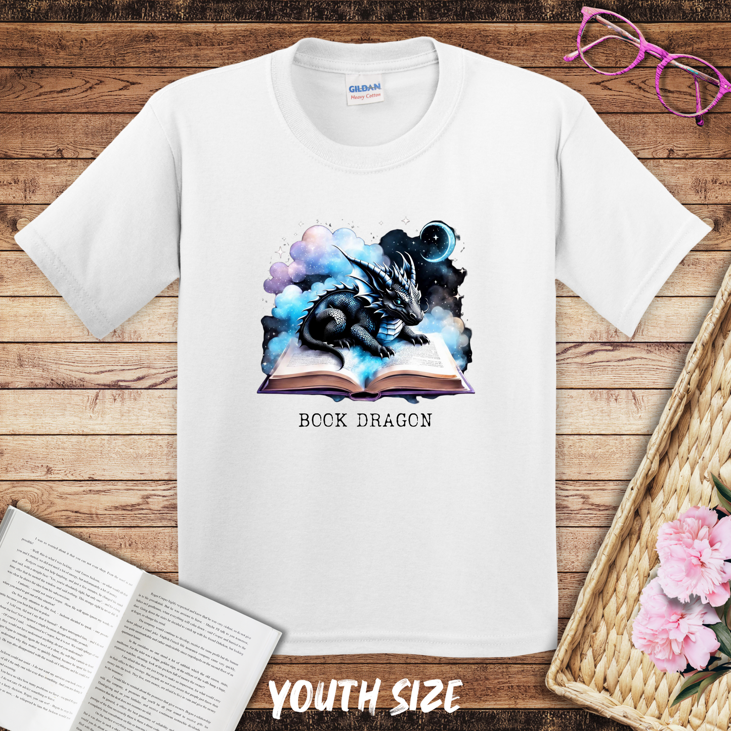 Youth Book Dragon T-Shirt